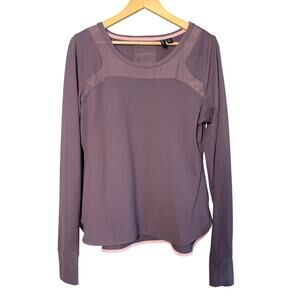 Cynthia Rowley Women’s Long Sleeve Purple Activewear Top Size Large